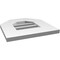 Ekena Millwork Octagonal Top Surface Mount PVC Gable Vent: Functional, w/ 3-1/2"W x 1"P Standard Frame, 14"W x 14"H GVPOT14X1401SF - alternate 2